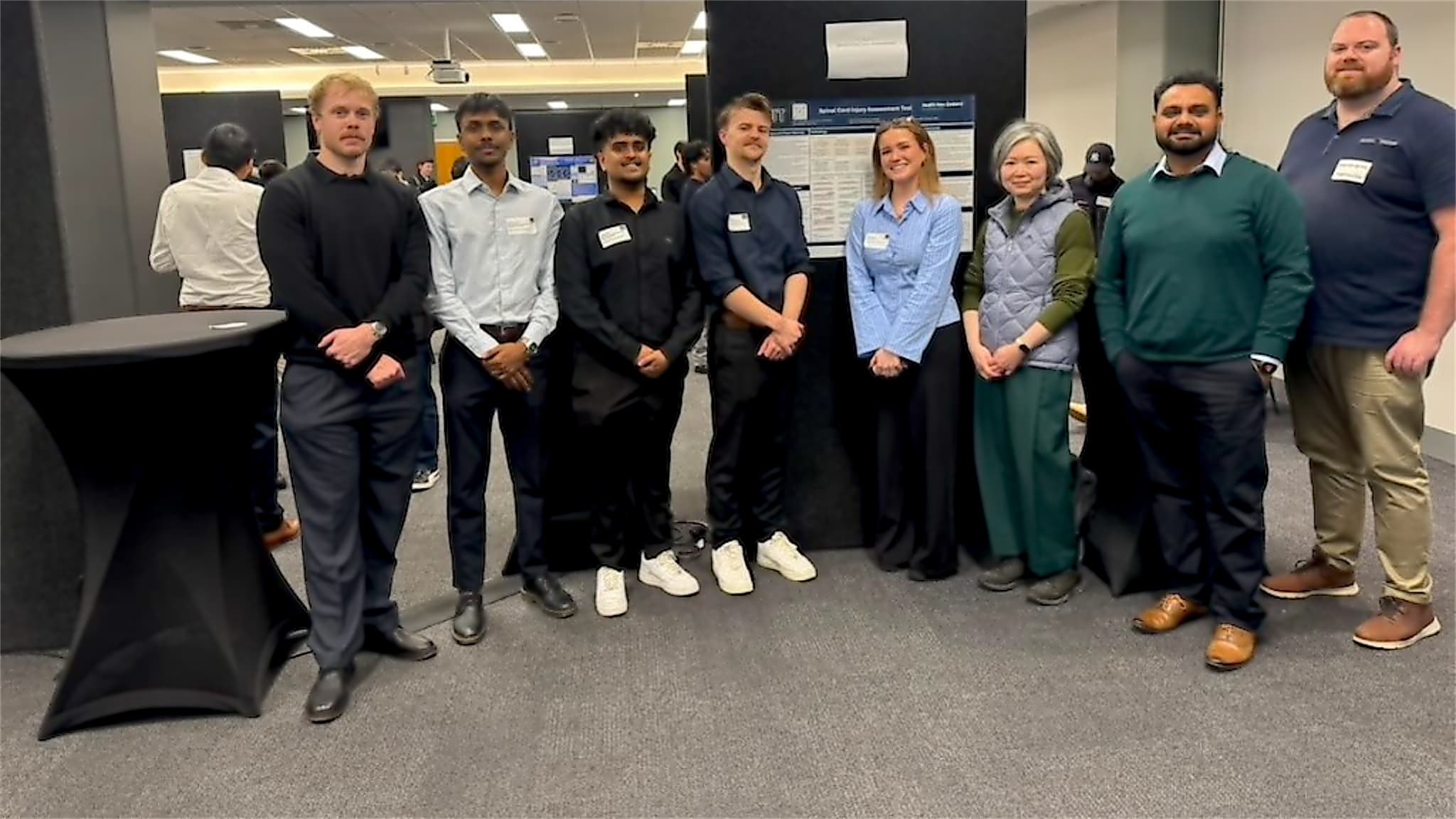 William Blake with the Health New Zealand spinal cord injury assessment team